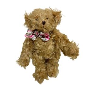 Bonnie Foster Distressed Long Mohair Teddy Bear Handmade 1990 9"